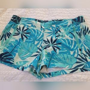 Columbia PFG Tropical Leaf Print Shorts XL